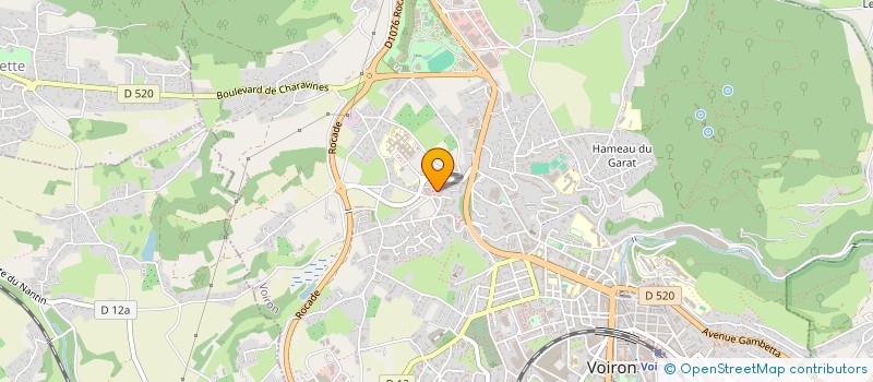 localisation de l'entreprise TRANSPORTS TTP 38  VOIRON