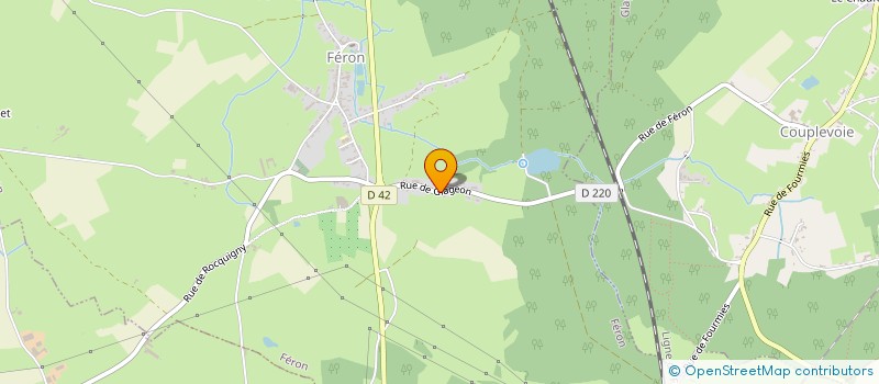 localisation de l'entreprise TRANSPORTS TURQUIN JIMMY  FERON