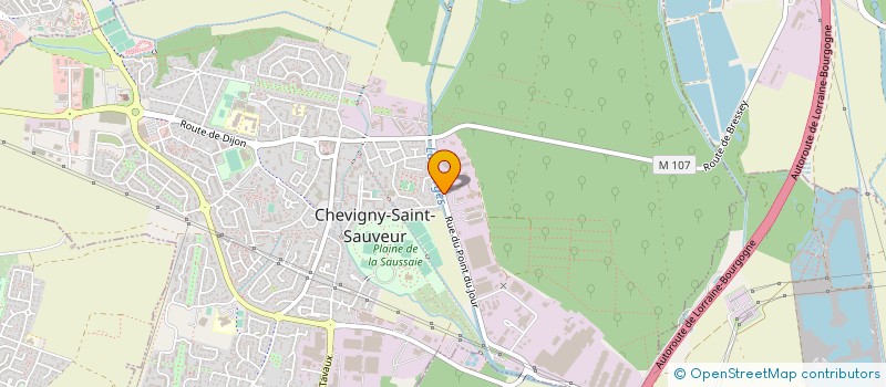 localisation de l'entreprise TRANSPORTS UNIROUTE à CHEVIGNY-SAINT-SAUVEUR