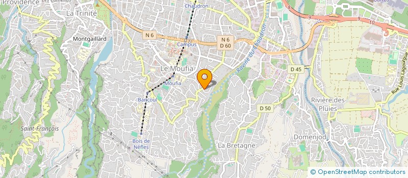 localisation de l'entreprise TRANSPORTS V à SAINT-DENIS