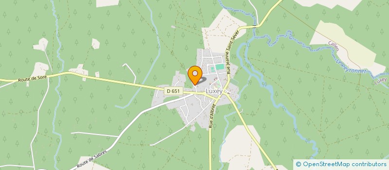 localisation de l'entreprise TRANSPORTS V2NTA à LUXEY