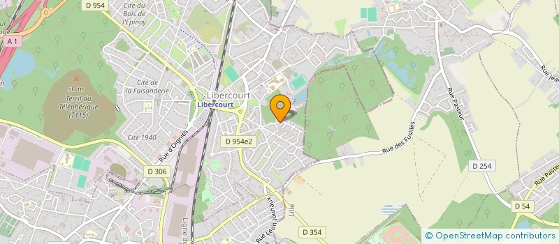 localisation de l'entreprise TRANSPORTS VAGNER GREGORY  LIBERCOURT