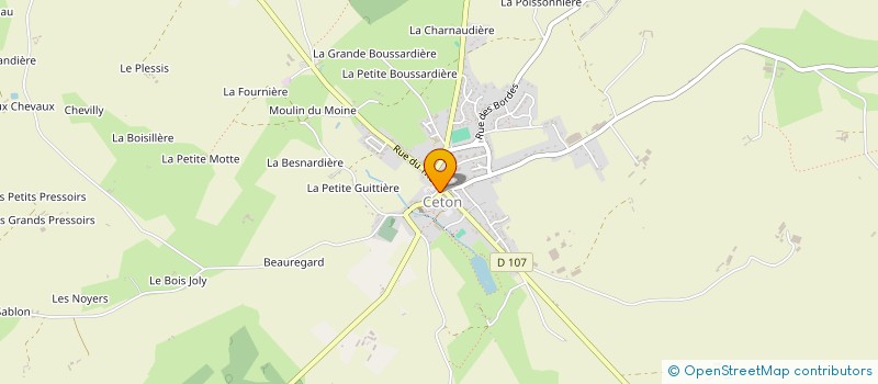 localisation de l'entreprise TRANSPORTS VAL D'HUISNE à CETON