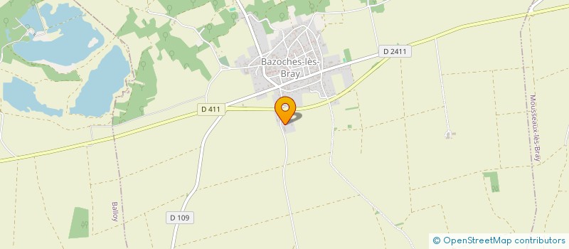 localisation de l'entreprise TRANSPORTS VALLEE DE LA SEINE à BAZOCHES-LES-BRAY