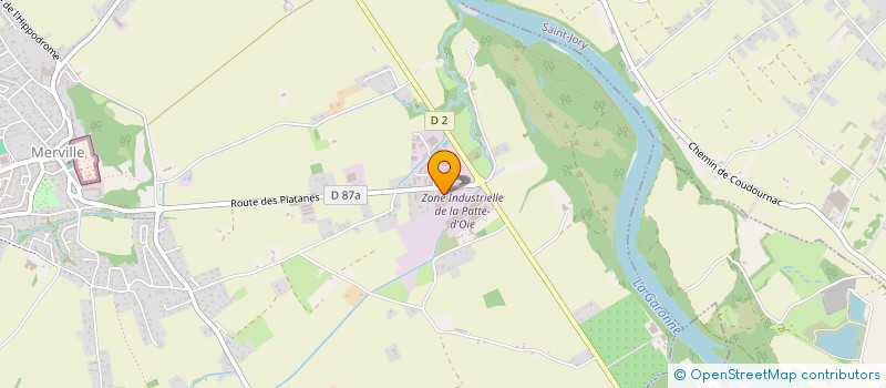 localisation de l'entreprise TRANSPORTS VALLEE DU GIROU à MERVILLE