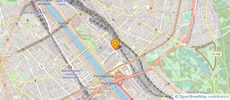 localisation de l'entreprise TRANSPORTS VALLIER ET VICHER FRERES à PARIS