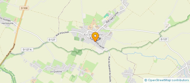 localisation de l'entreprise TRANSPORTS VANDENABEELE DEREMEZ à AIX-EN-PEVELE