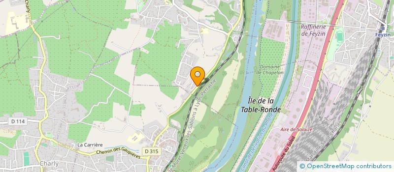 localisation de l'entreprise TRANSPORTS VANIN à IRIGNY