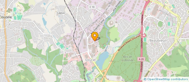 localisation de l'entreprise TRANSPORTS VAQUIER  LIMOGES