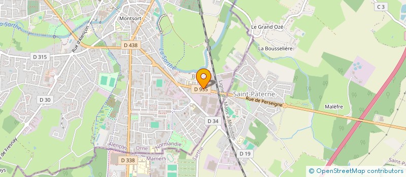 localisation de l'entreprise TRANSPORTS VASSAL à ALENCON
