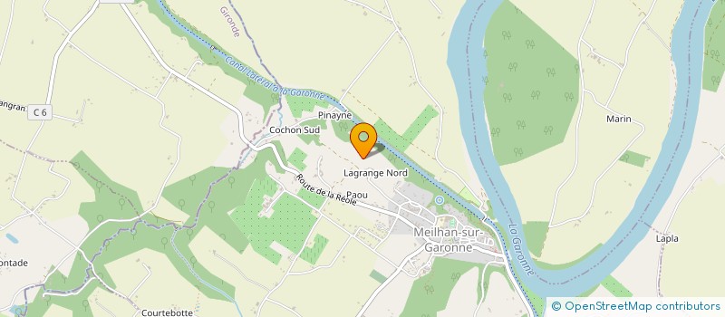 localisation de l'entreprise TRANSPORTS VASSALERIE  MEILHAN-SUR-GARONNE