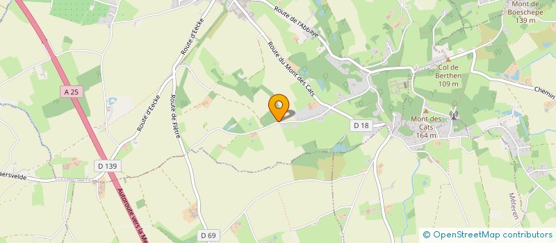 localisation de l'entreprise TRANSPORTS VEGA  GODEWAERSVELDE