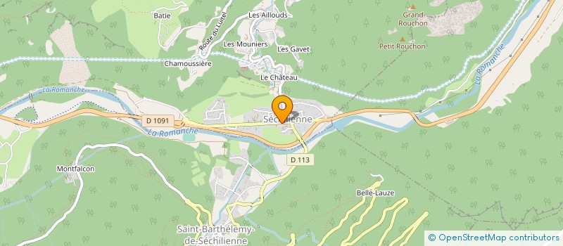 localisation de l'entreprise TRANSPORTS VELA à SECHILIENNE