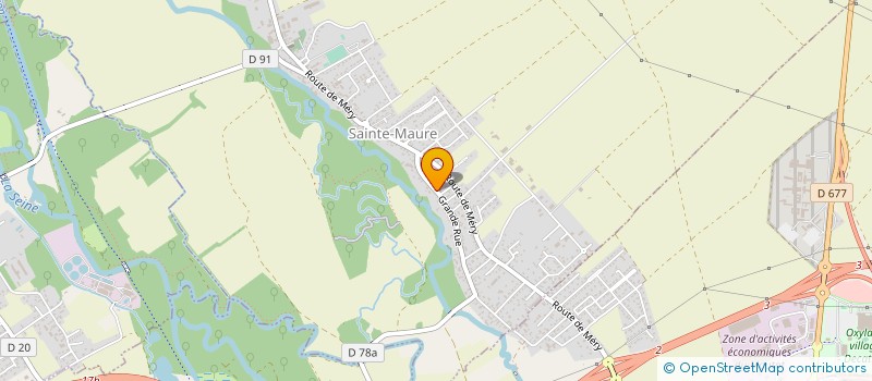 localisation de l'entreprise TRANSPORTS VERNIER ET FILS à SAINTE-MAURE