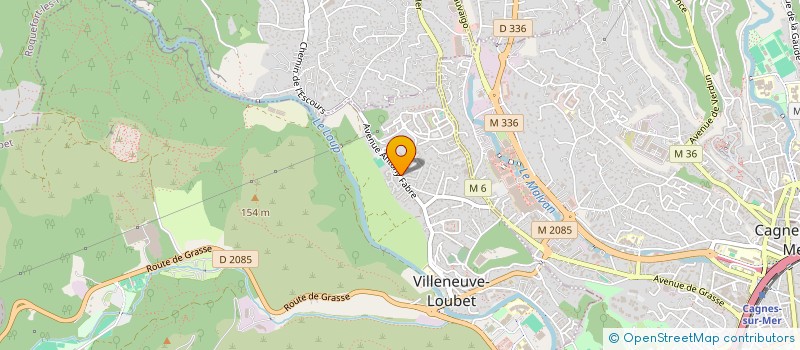 localisation de l'entreprise TRANSPORTS VERRANDO à VILLENEUVE-LOUBET