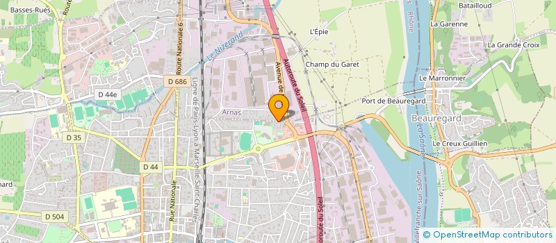 localisation de l'entreprise TRANSPORTS VEYME à VILLEFRANCHE-SUR-SAONE