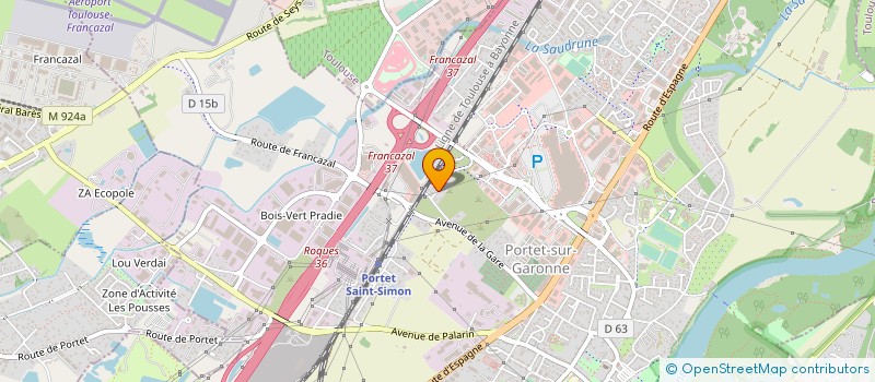 localisation de l'entreprise TRANSPORTS VIDAL  PORTET-SUR-GARONNE