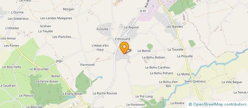 localisation de l'entreprise TRANSPORTS VINCENT EON  QUESSOY