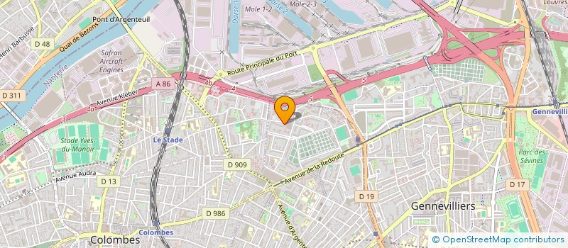 localisation de l'entreprise TRANSPORTS VIP  ASNIERES-SUR-SEINE