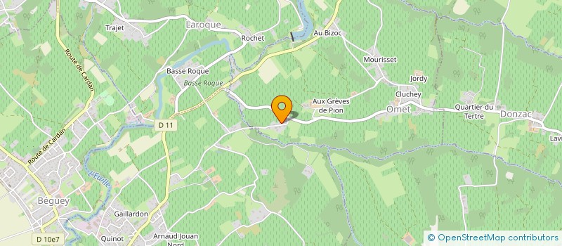 localisation de l'entreprise TRANSPORTS VOLUMINEUX GIRONDINS  LOUPIAC