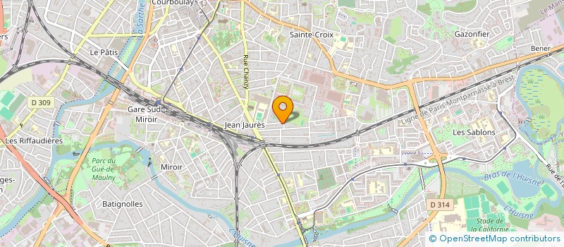 localisation de l'entreprise TRANSPORTS VOLUMINEUX MANCEAUX à LE MANS