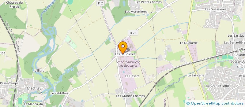 localisation de l'entreprise TRANSPORTS VRIGNAUD JAULAIN  METTRAY