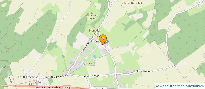 localisation de l'entreprise TRANSPORTS WINTREBERT  ALQUINES