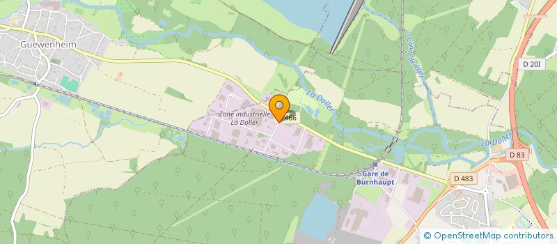 localisation de l'entreprise TRANSPORTS WOLFERSPERGER à BURNHAUPT-LE-HAUT