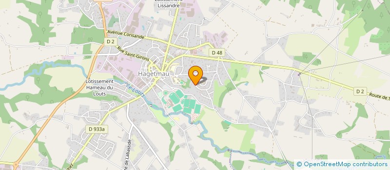 localisation de l'entreprise TRANSPORTS YAMI à HAGETMAU