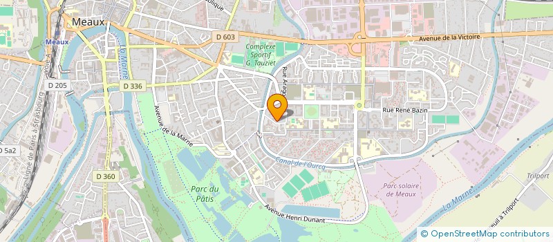 localisation de l'entreprise TRANSPORTS YZ à MEAUX