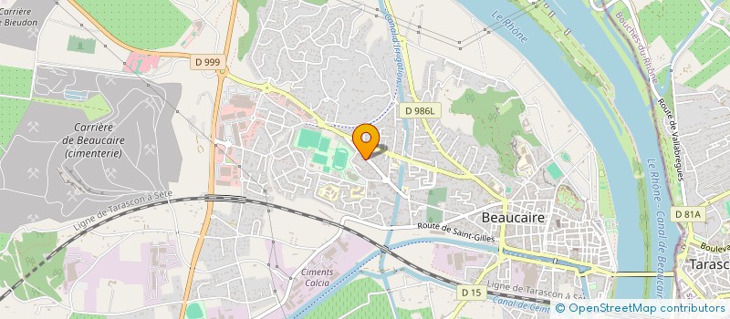 localisation de l'entreprise TRANSPORTS ZAABAT à BEAUCAIRE