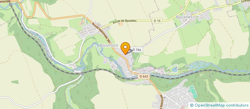 localisation de l'entreprise TRANSPORTS ZUTTION  BOISMONT