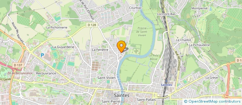 localisation de l'entreprise TRANSPOST LOGISTIQUE  SAINTES