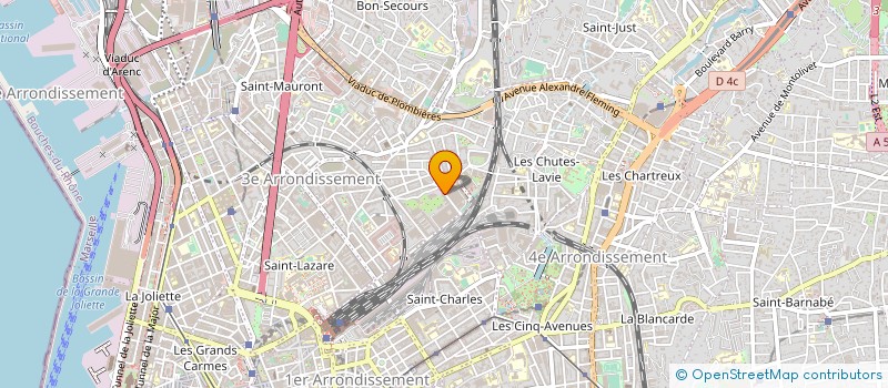 localisation de l'entreprise TRANSPRESS à MARSEILLE