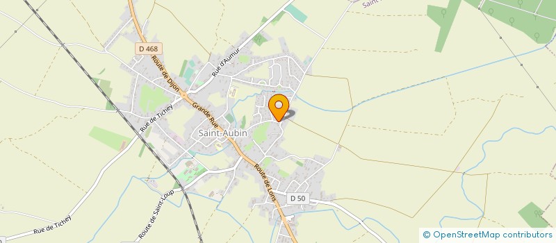 localisation de l'entreprise TRANSPRESSE FRANCHE COMTE SARL  SAINT-AUBIN