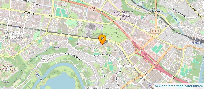 localisation de l'entreprise TRANSPRIVE  CERGY