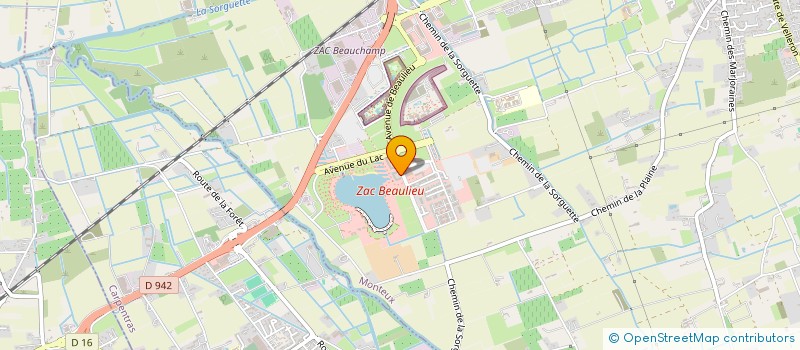 localisation de l'entreprise TRANSPRO  MONTEUX