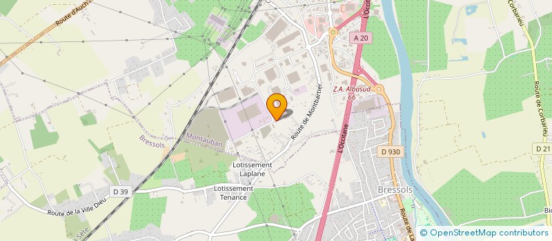 localisation de l'entreprise TRANSPRO FRANCE à MONTAUBAN