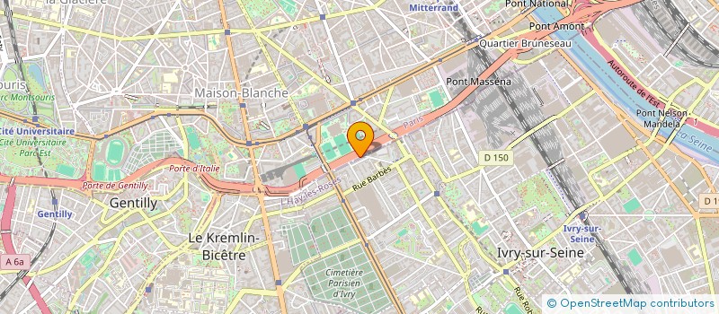 localisation de l'entreprise TRANSPRO SERVICES à IVRY-SUR-SEINE