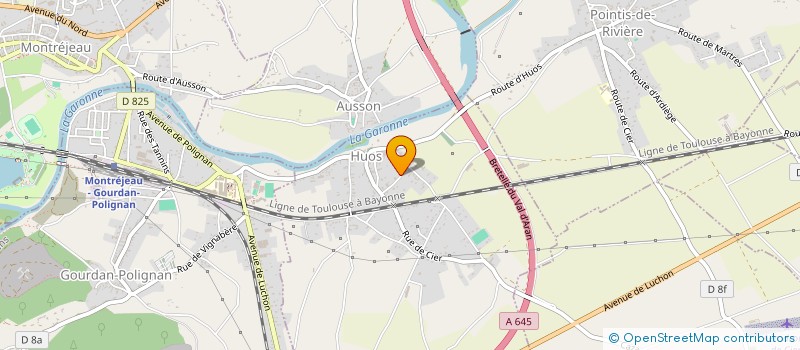 localisation de l'entreprise TRANSPYRENEES à HUOS