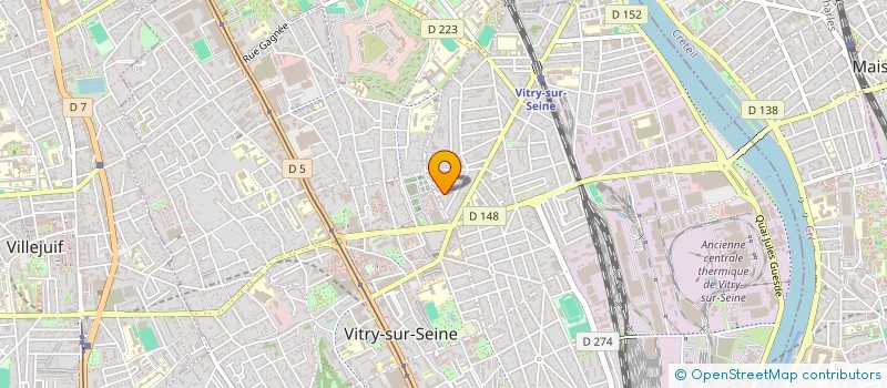 localisation de l'entreprise TRANSRACINE à VITRY-SUR-SEINE