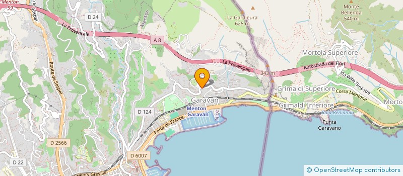 localisation de l'entreprise TRANSRAIL FRANCE à MENTON