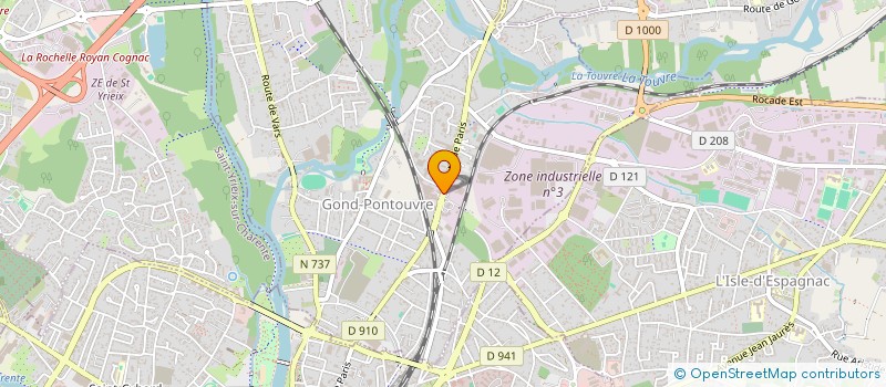 localisation de l'entreprise TRANSRAP  GOND-PONTOUVRE