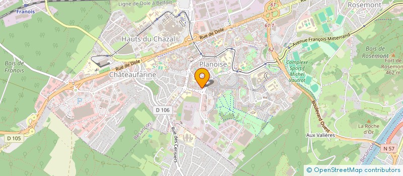 localisation de l'entreprise TRANSRED  LES AUXONS