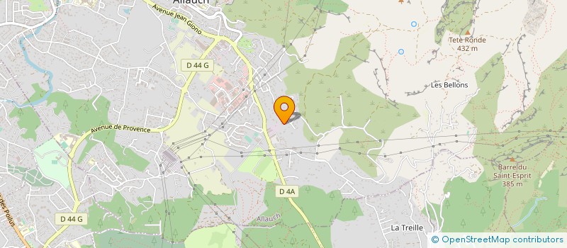 localisation de l'entreprise TRANSREP  ALLAUCH