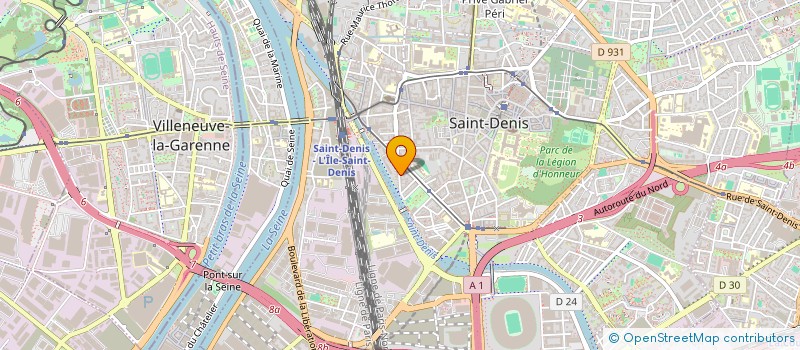 localisation de l'entreprise TRANSRIVAL à SAINT-DENIS