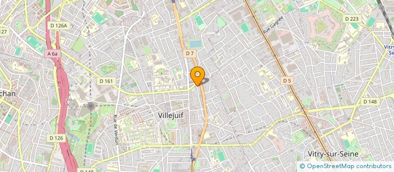 localisation de l'entreprise TRANSROCH à VILLEJUIF