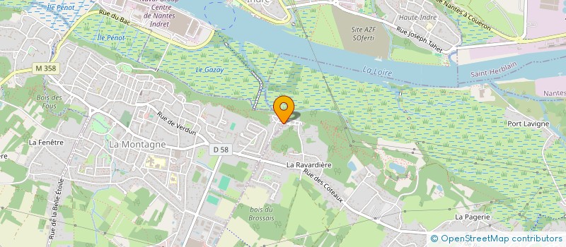 localisation de l'entreprise TRANSSOR  LA MONTAGNE