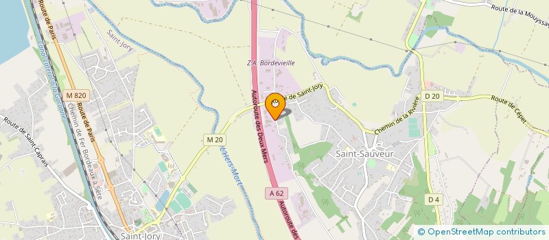 localisation de l'entreprise TRANSSUD à SAINT-SAUVEUR
