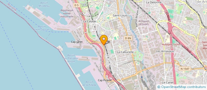localisation de l'entreprise TRANSTAINER à MARSEILLE